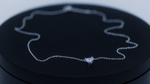 Load image into Gallery viewer, Heart shaped 925 silver necklace
