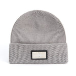 Load image into Gallery viewer, Fevani Wool Winter Beanie With Metal Badge