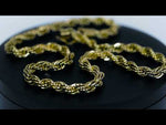 Load and play video in Gallery viewer, Lumière Cordell Rope chain - 8mm 18K Gold