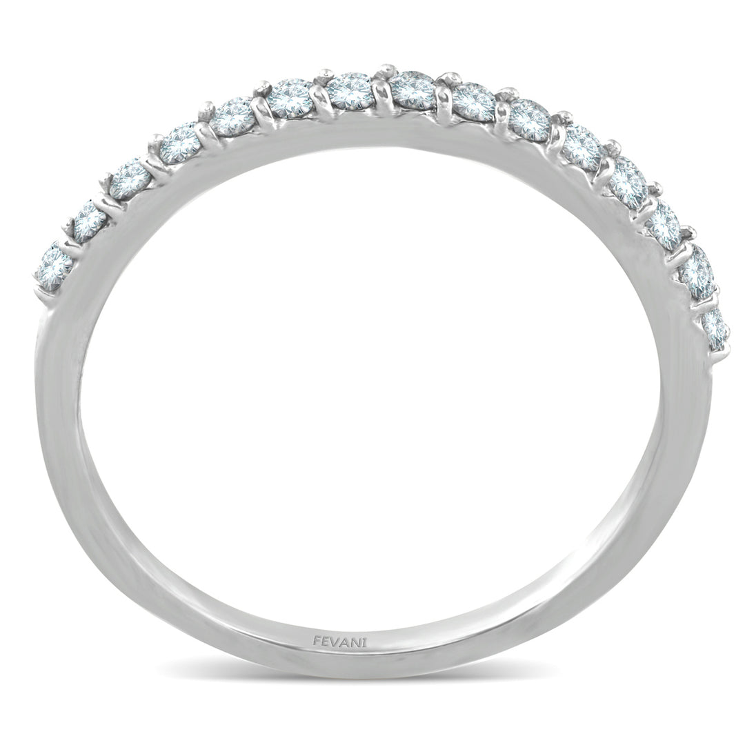 10k White Gold Diamond Bernediene Ring