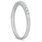 Load image into Gallery viewer, 10k White Gold Diamond Bernediene Ring