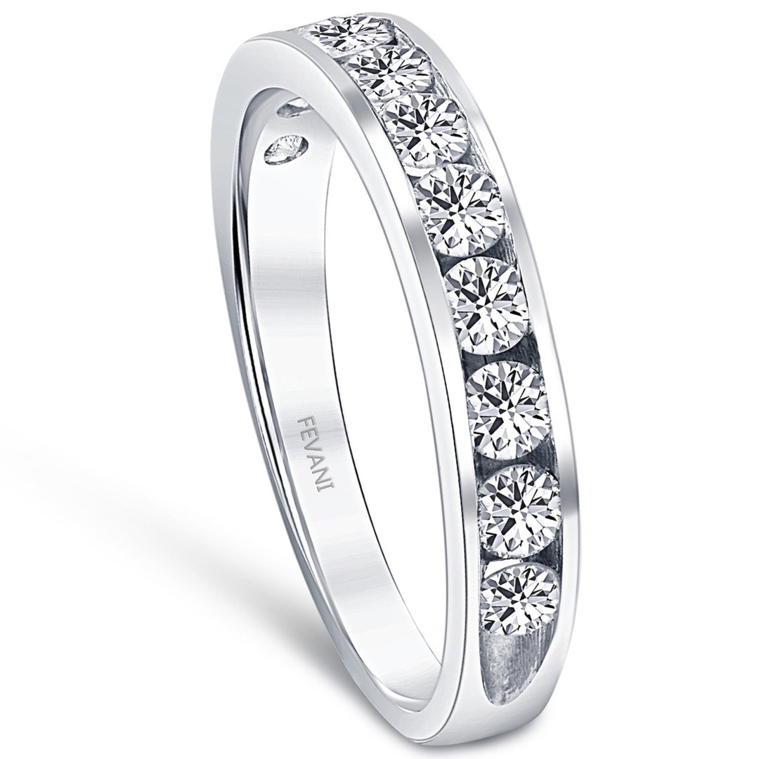 14k White Gold Diamond Aimeyl Wedding Ring
