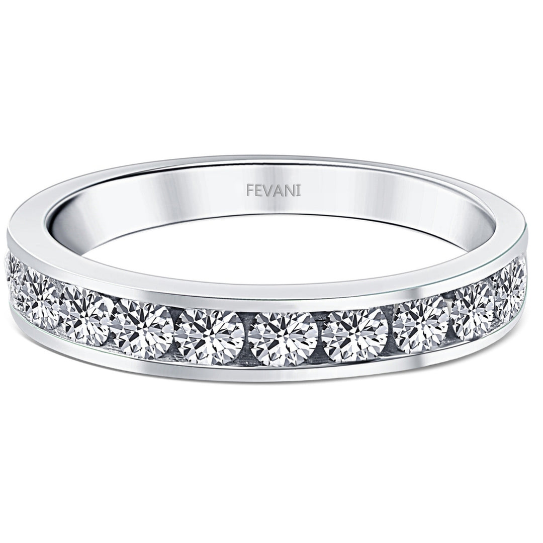 14k White Gold Diamond Aimeyl Wedding Ring