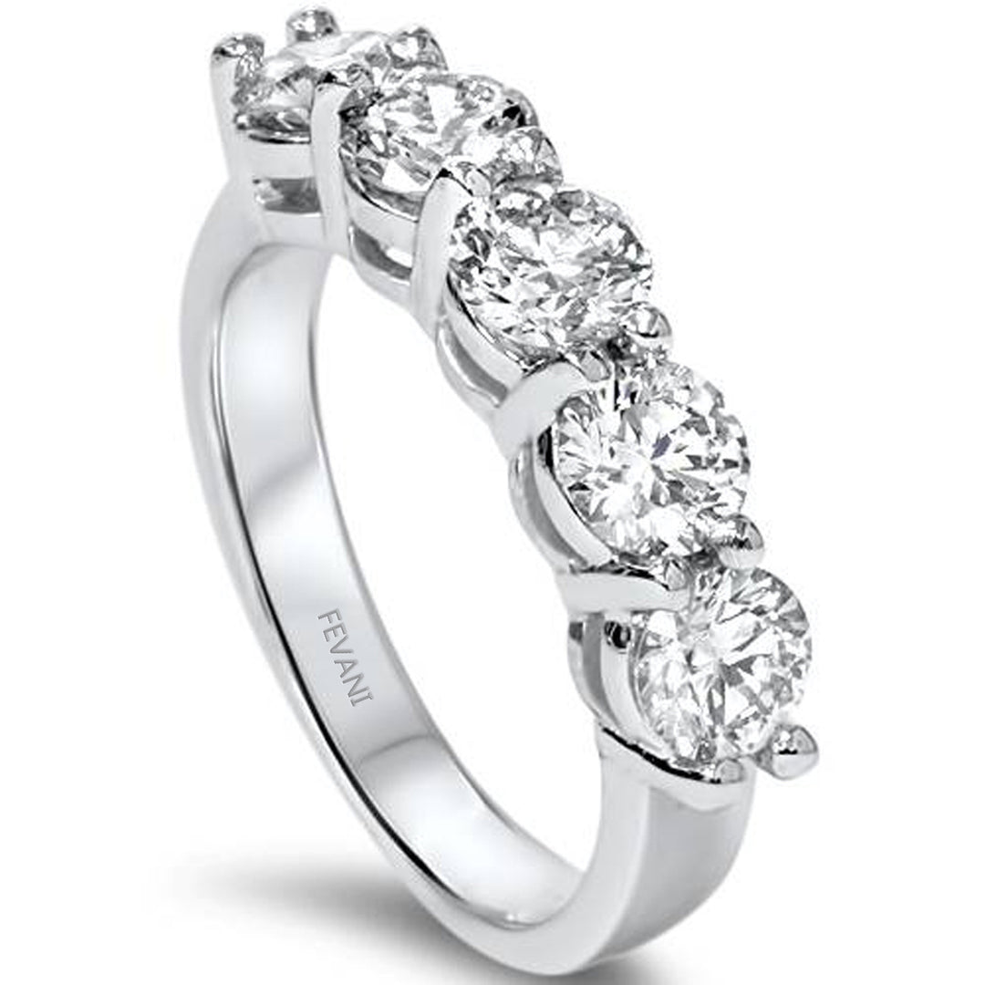 Bague de mariage solitaire diamant en or blanc 14 carats