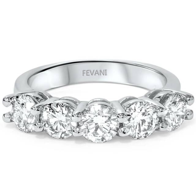 14k White Gold Diamond Solitaire Wedding Ring