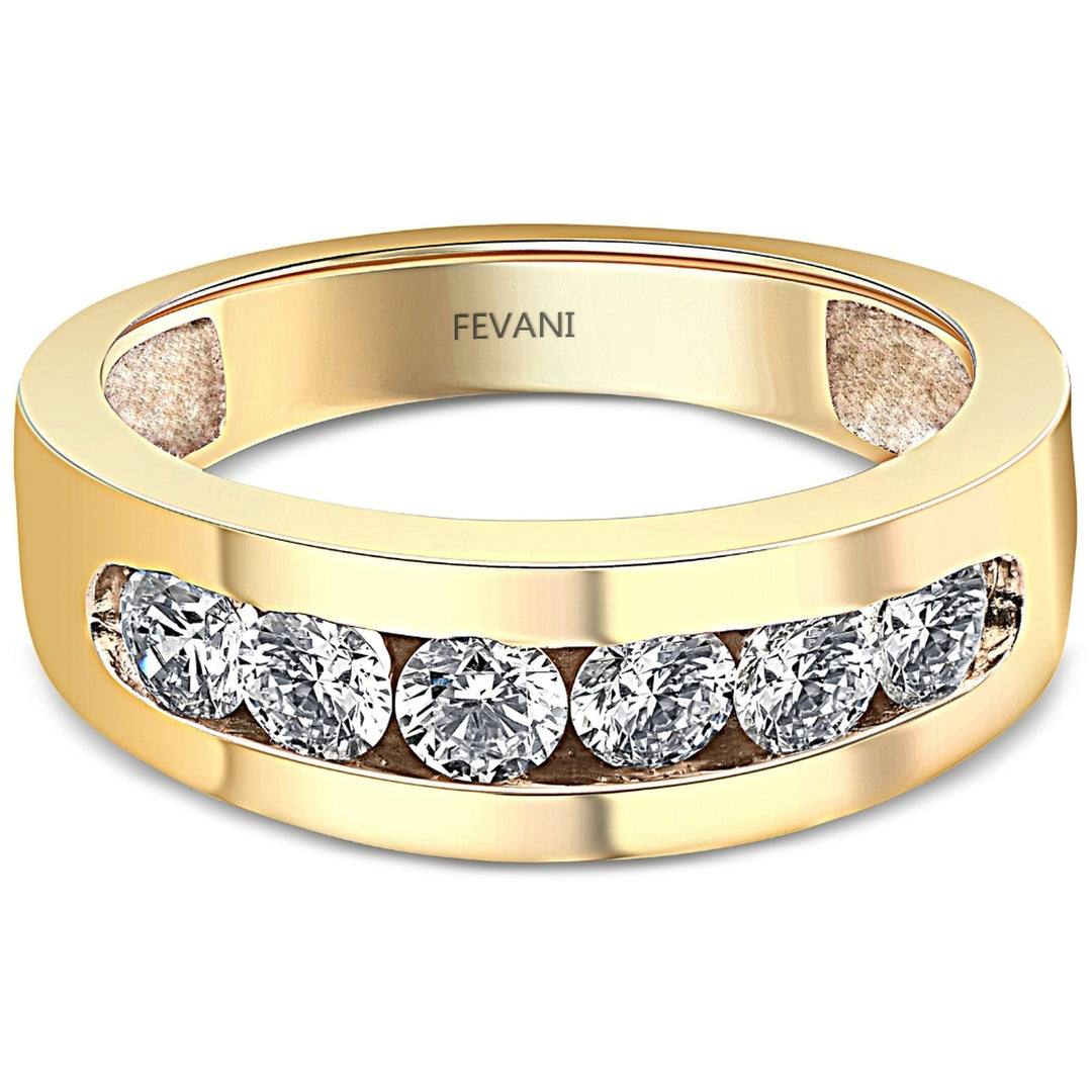 14k Yellow Gold Frankie Diamond Wedding Ring