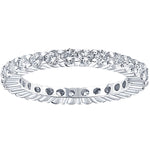 Laden Sie das Bild in den Galerie-Viewer, 14k White Gold Diamond Aimia Wedding Ring