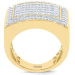 Laden Sie das Bild in den Galerie-Viewer, 10k Yellow Gold Elainia Diamond Anniversary Wedding Ring