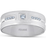 Laden Sie das Bild in den Galerie-Viewer, 10k White Gold Gabrila Diamond Wedding Ring