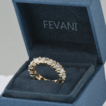 Laden Sie das Bild in den Galerie-Viewer, 14K Yellow Gold Diamond Eternity Wedding Ring