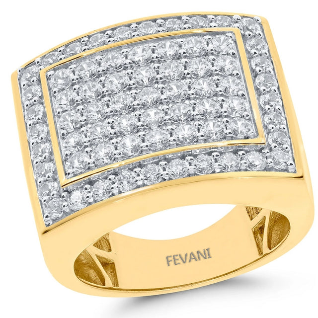 10k Yellow Gold Elainia Diamond Anniversary Wedding Ring