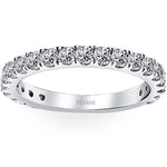 Load image into Gallery viewer, 14K White Gold Diamond Stackable Bernette Wedding Ring