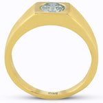 Laden Sie das Bild in den Galerie-Viewer, 14K Yellow Gold Solitaire Jacalin Diamond Ring
