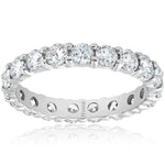 Laden Sie das Bild in den Galerie-Viewer, 14K White Gold Diamond Stackable Blanchette Wedding Ring