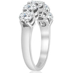 Laden Sie das Bild in den Galerie-Viewer, 14K White Gold Diamond Five Stone Camiel Wedding Ring
