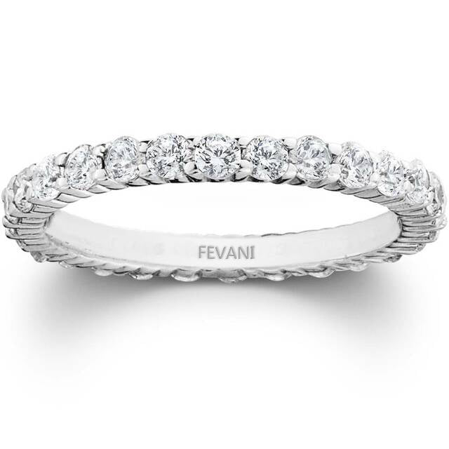14K White Gold Diamond Camile Wedding Ring