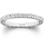 Laden Sie das Bild in den Galerie-Viewer, 14K White Gold Diamond Camile Wedding Ring