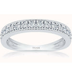 Laden Sie das Bild in den Galerie-Viewer, 10K White Gold Princess Cut Diamond Wedding Ring