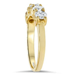 Load image into Gallery viewer, 14K Yellow Gold Five Stone Camill Diamond Ring