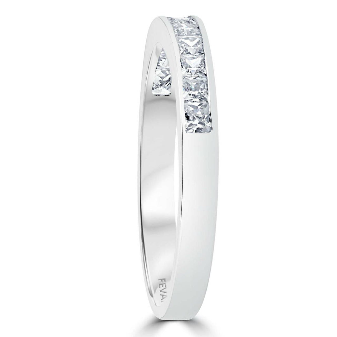 14K White Gold Princess-Cut Diamond Ring