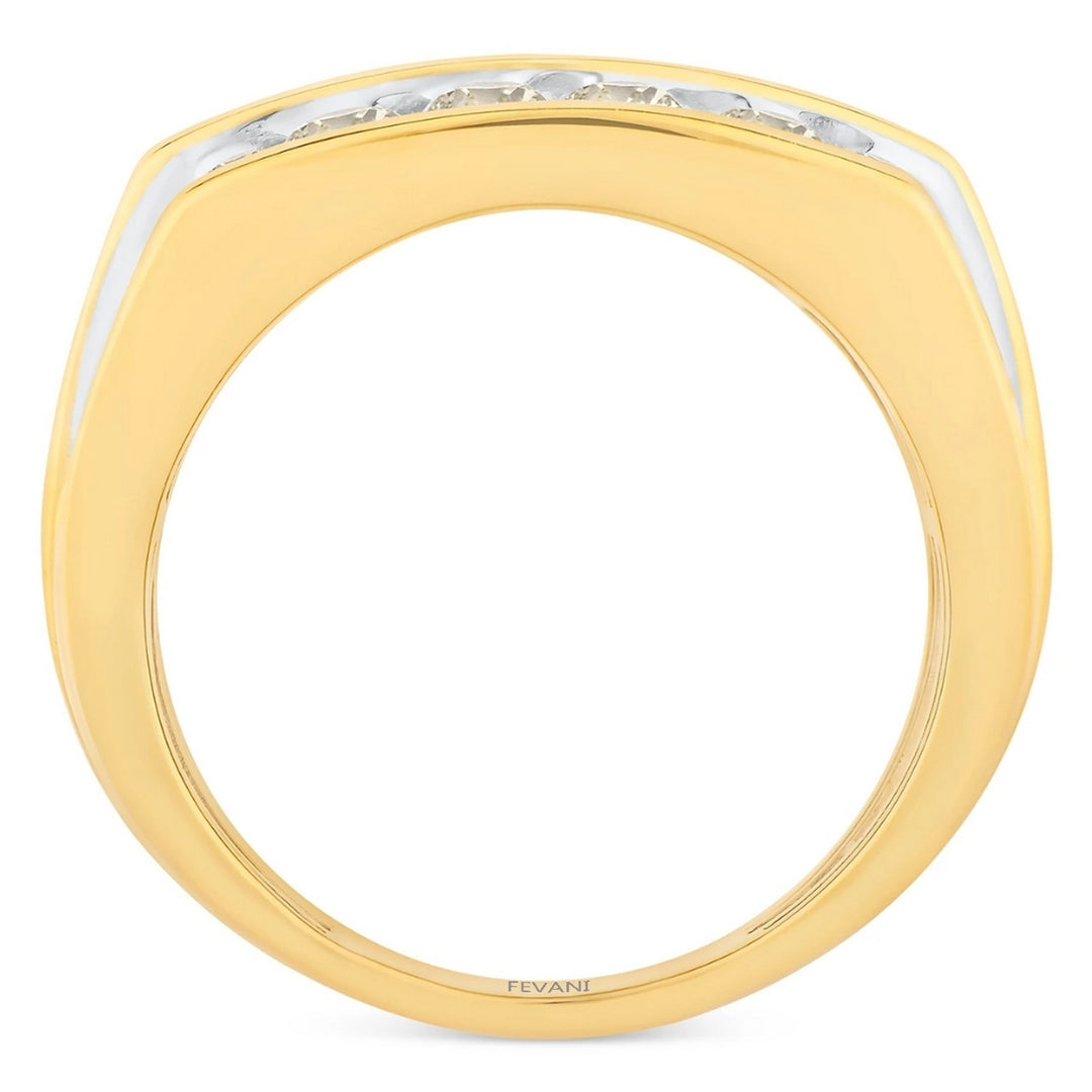 10k Yellow Gold Elain Diamond Anniversary Ring