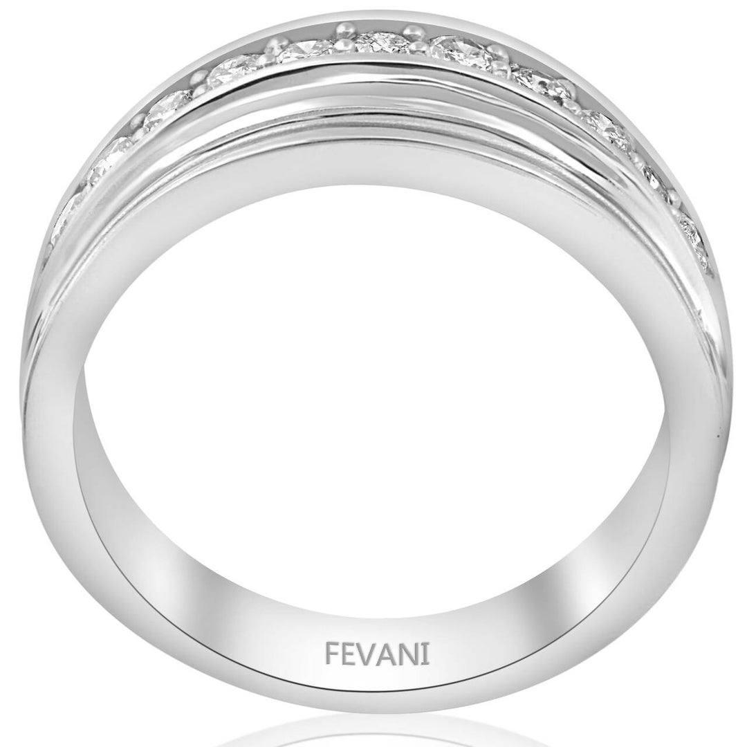 10k White Gold Larraine Diamond Wedding Ring