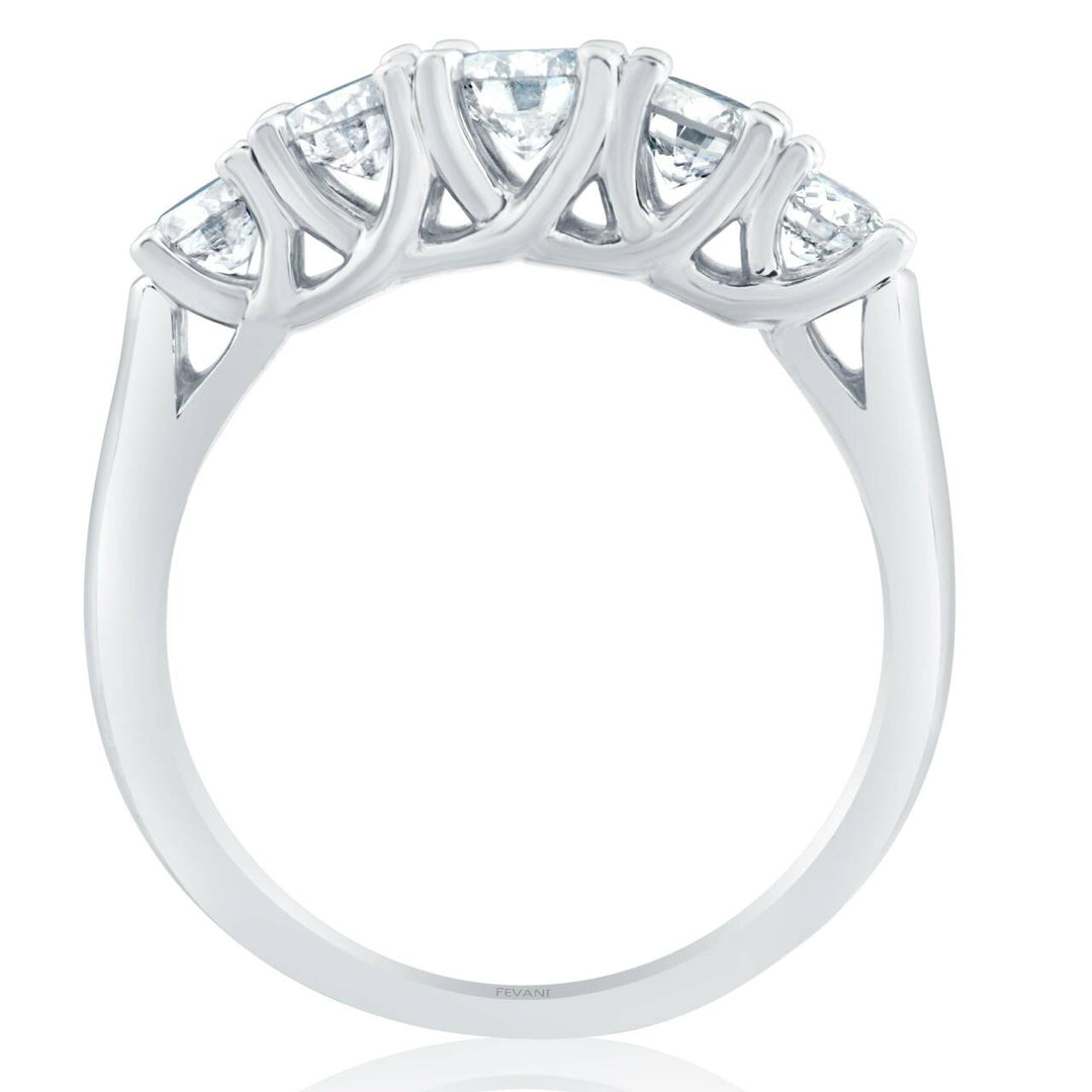 14K White Gold Diamond  Camillia Wedding Engagement Ring
