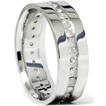 Load image into Gallery viewer, 14k White Gold Comfort Laurraine Diamond Ring