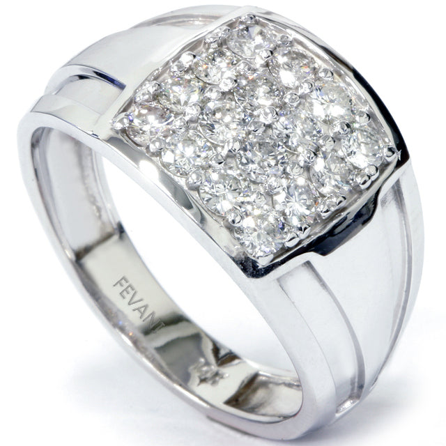 10k White Gold Lerayne Diamond Ring