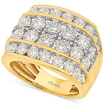 Ladda upp bild till gallerivisning, 10k Yellow Gold Elain Diamond Anniversary Ring