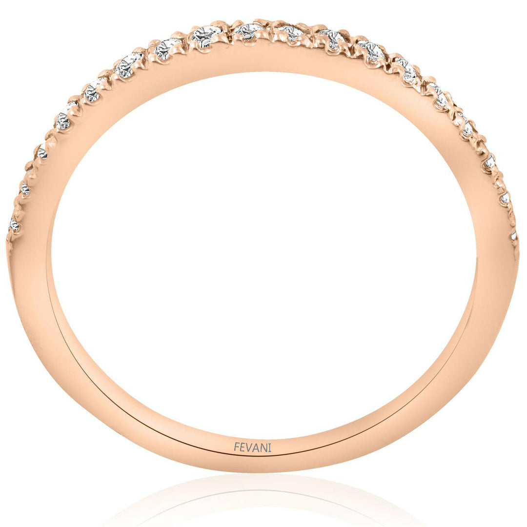 14K Rose Gold Charalot Diamond  Ring