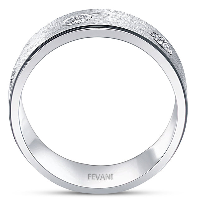 14k White Gold Lori Diamond Wedding Ring