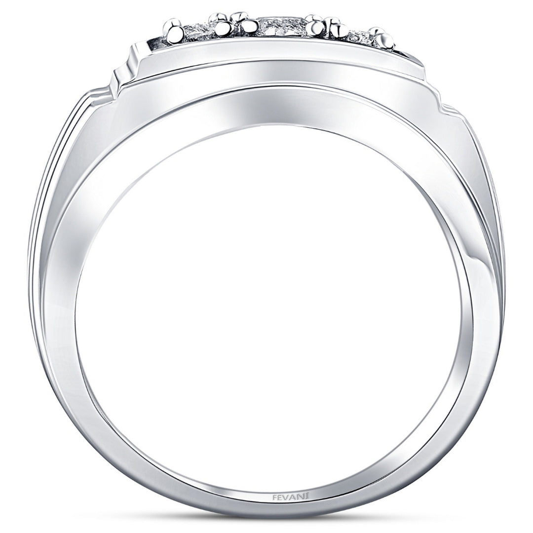 14k White Gold Lorianne Diamond Wedding Ring
