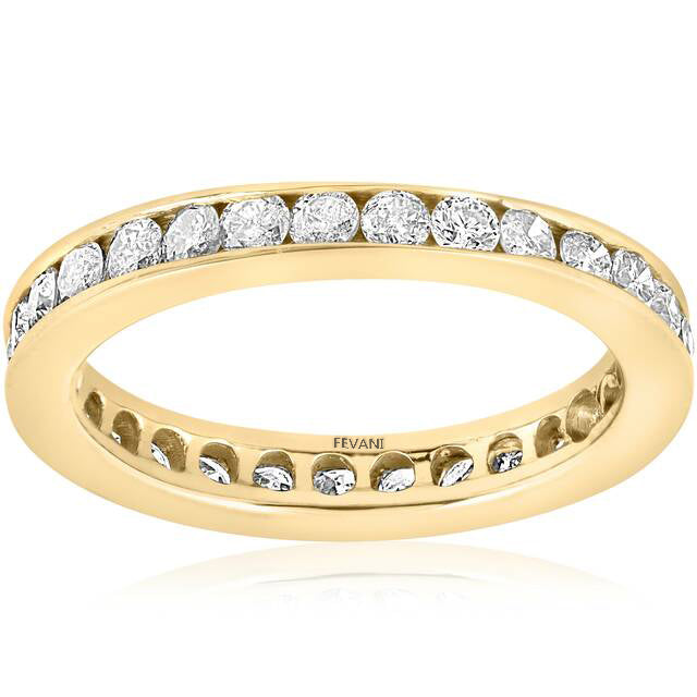14K Yellow Gold Diamond Wedding Cloe Ring