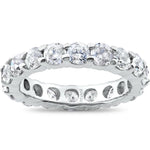 Laden Sie das Bild in den Galerie-Viewer, 14K White Gold Diamond Solitaire Cloee Wedding Ring