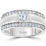 Ladda upp bild till gallerivisning, 10k White Gold Lorrie Diamond Wedding Ring