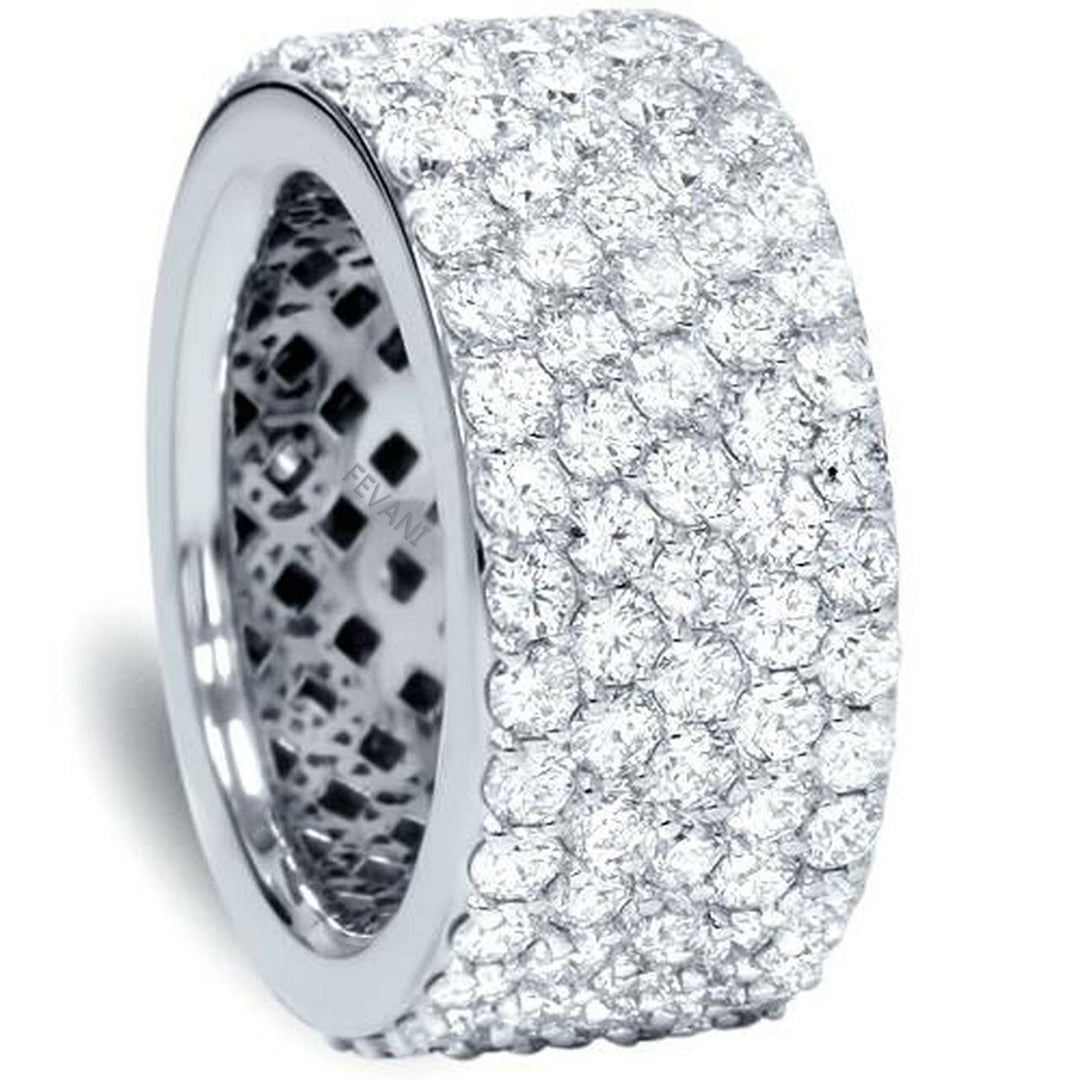 14K White Gold Diamond Nicolette Eternity Ring