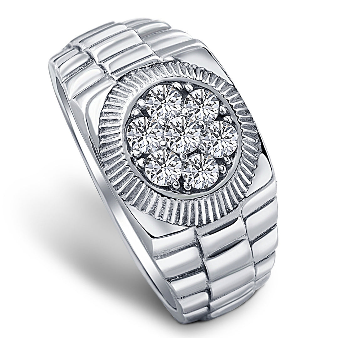 14k White Gold Elena Diamond Ring