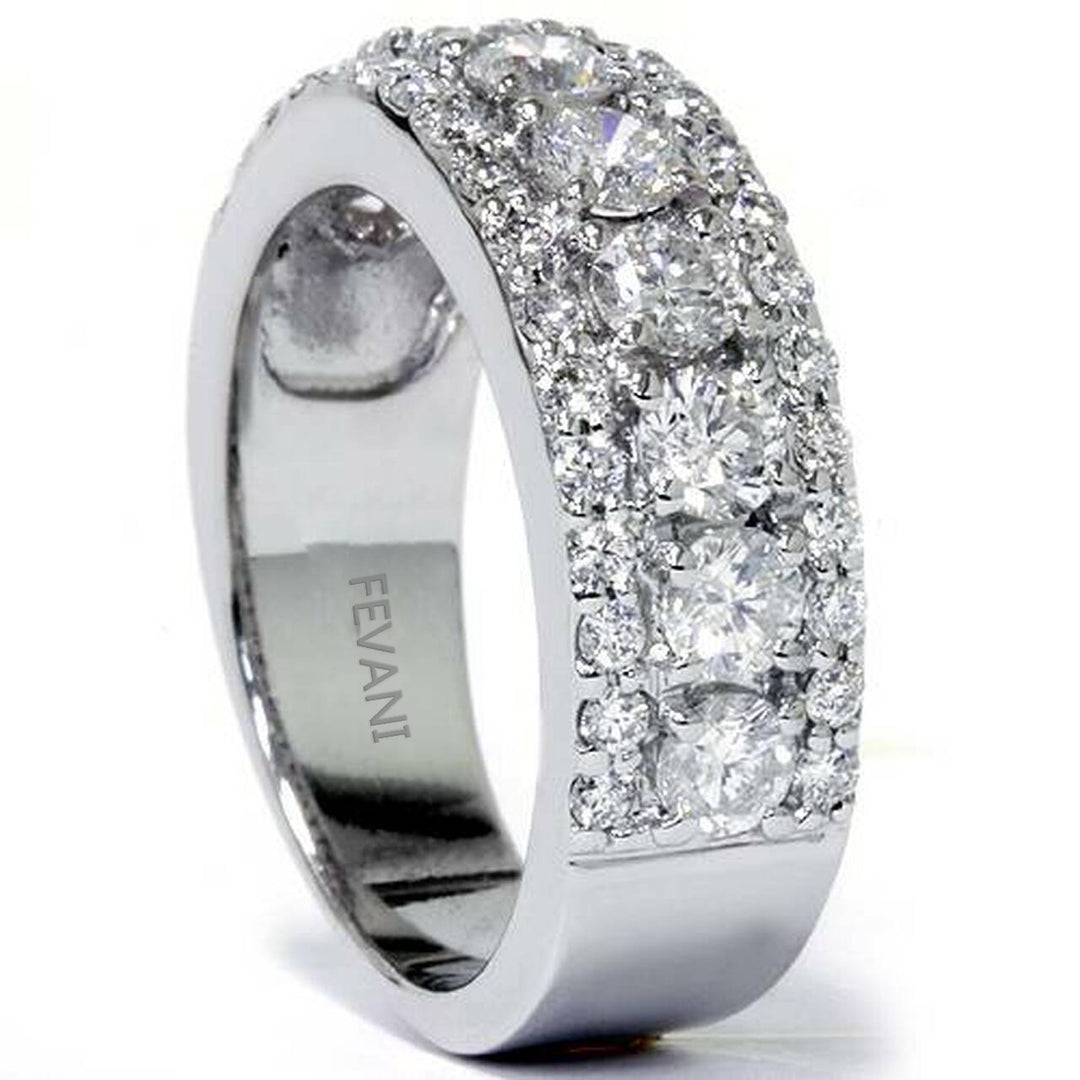 14K White Gold Diamond Korinne Wedding Ring