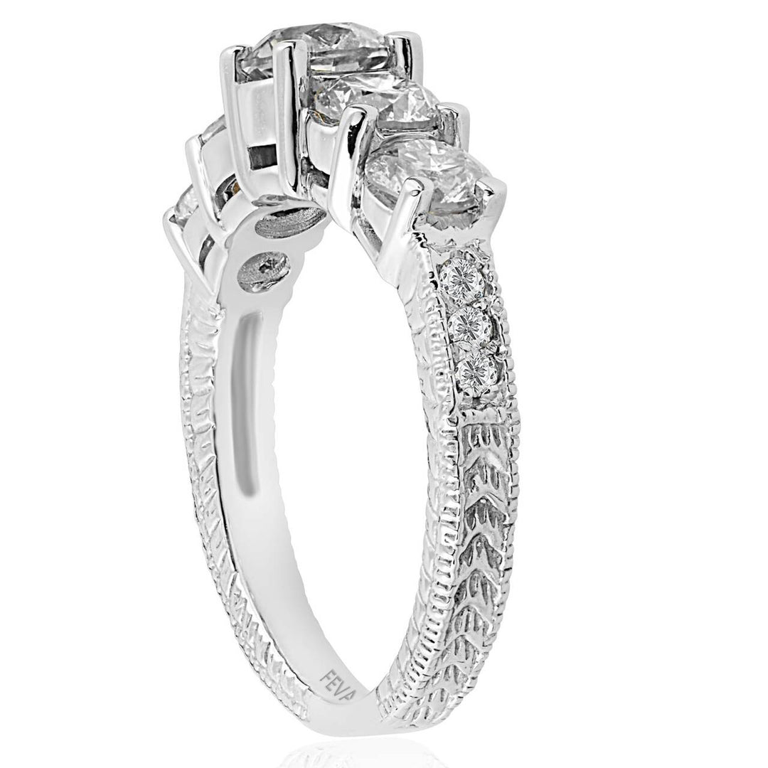 14K White Gold Diamond Karynna Engagement Ring