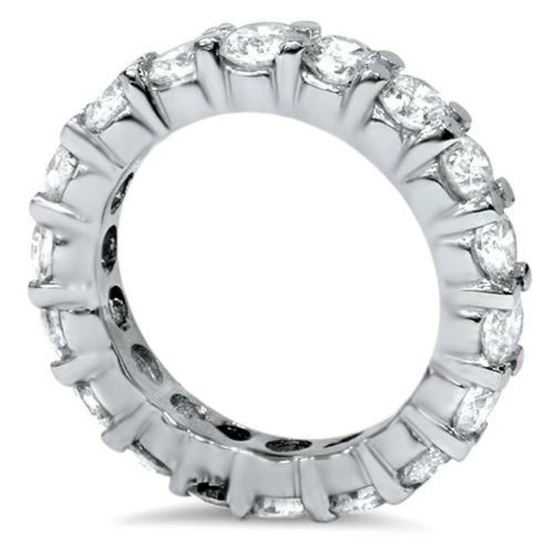 14k White Gold Diamond Cammyl Eternity Wedding Ring