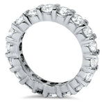 Laden Sie das Bild in den Galerie-Viewer, 14k White Gold Diamond Cammyl Eternity Wedding Ring
