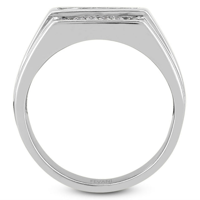 10k White Gold Fleura Diamond Ring