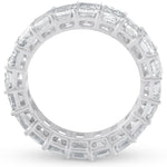 Laden Sie das Bild in den Galerie-Viewer, Platinum Emerald Cut Diamond Corynne Ring