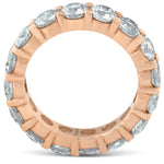 Laden Sie das Bild in den Galerie-Viewer, 14k Rose Gold Diamond Daniela Wedding Anniversary Ring