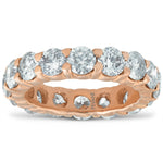 Laden Sie das Bild in den Galerie-Viewer, 14k Rose Gold Diamond Daniela Wedding Anniversary Ring