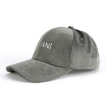 Load image into Gallery viewer, Fevani Baseball Cap in Velour Gray/ White