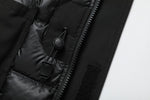 Laden Sie das Bild in den Galerie-Viewer, Men&#39;s Grandeur Warm Winter Jacket in Black - (Black Fox Trim)
