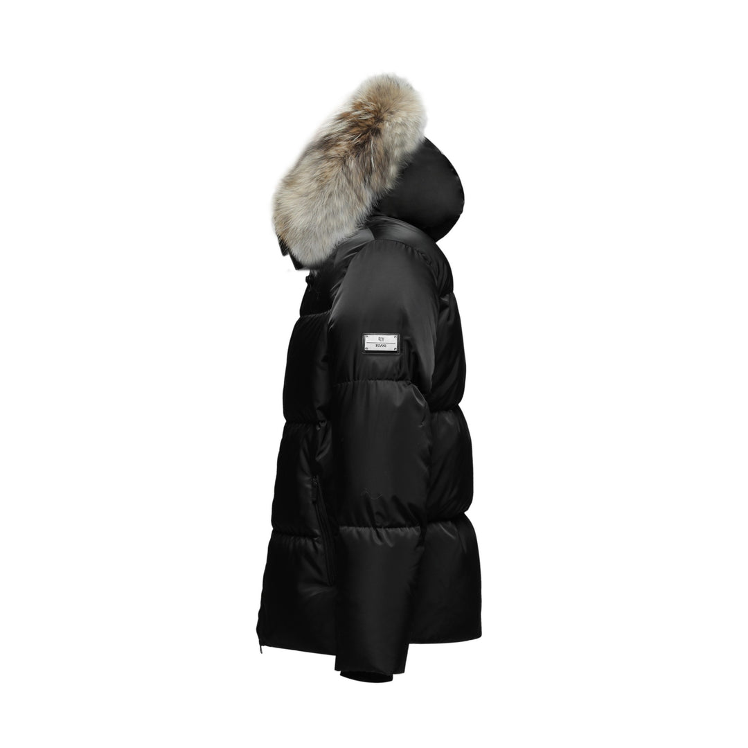 Manteau d'hiver Arctic Emperor pour homme en noir