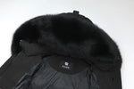 Ladda upp bild till gallerivisning, Women&#39;s  Nordic Queen Parka Coat - (Black Fox Trim)